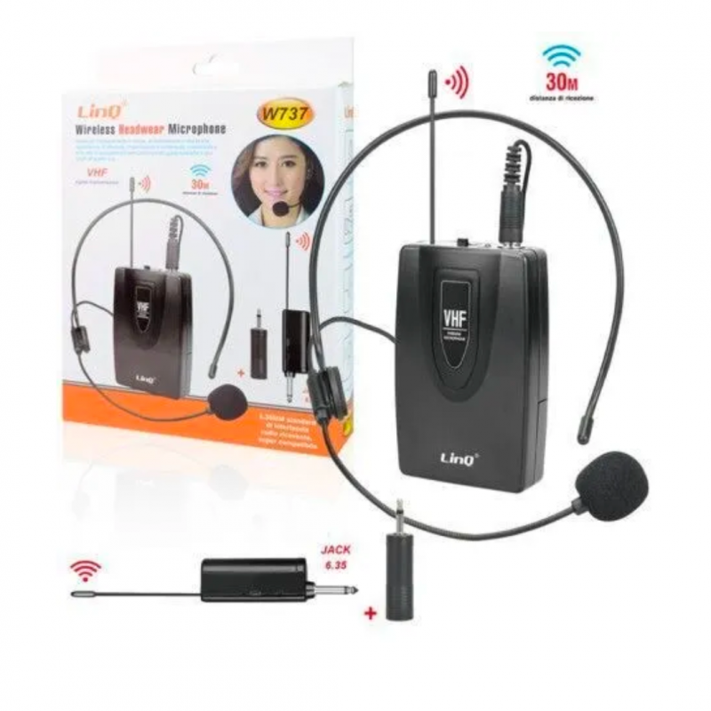 Microphone-casque sans fil LinQ W737