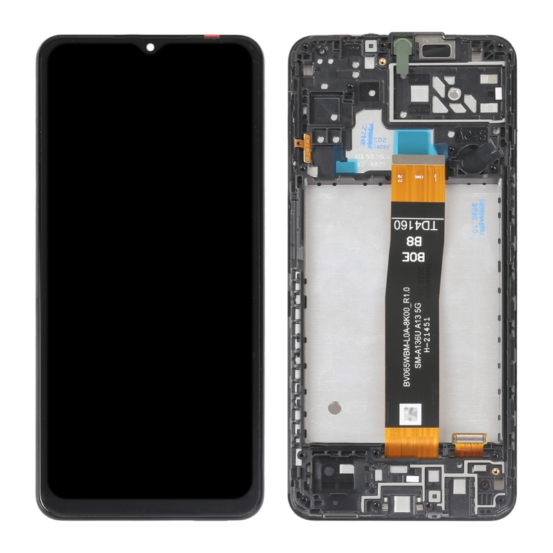 Ecran Samsung Galaxy A04s Noir + Chassis Service Pack