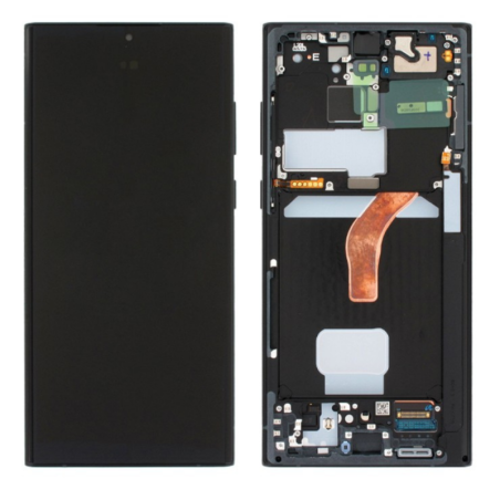 Ecran Samsung Galaxy S22 Ultra Gris + Châssis GH82-27488E