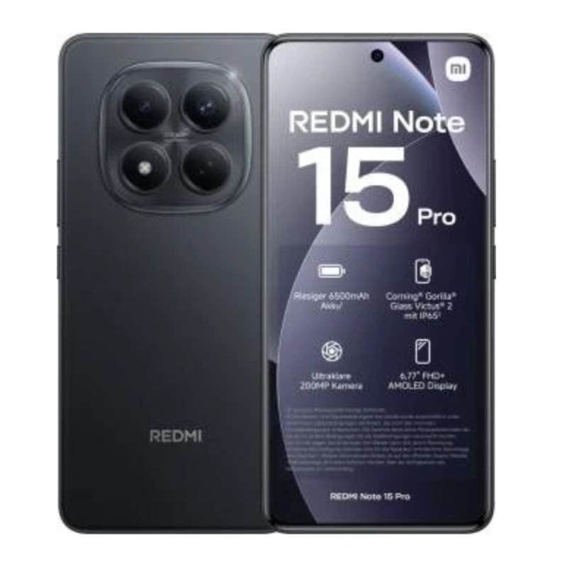 Xiaomi Redmi Note 15 Pro 256 Go Noir Neuf