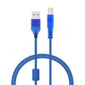 Câble Imprimante USB 2.0 A/B - 10m Bleu