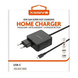 Chargeur USB-C 65W Noir XSSIVE