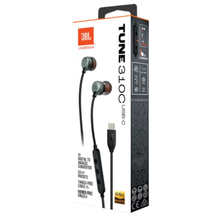 Ecouteurs Filaires USB-C JBL Tune 310C - Noir