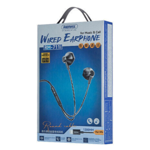 Écouteurs Filaires Lightning Remax RM-711i Noir