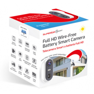 Caméra Surveillance Full HD Batterie Rechargeable