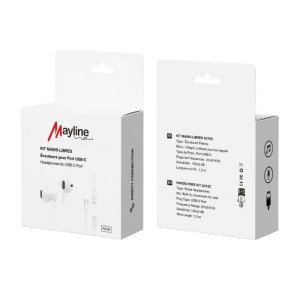Ecouteurs Kit Mains Libres USB-C Mayline