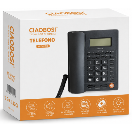 Téléphone Filaire domestique & Bureau CIAOBOSI TX-39110