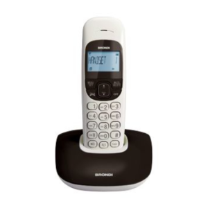 Téléphone Fixe sans fil BRONDI NICE N/B